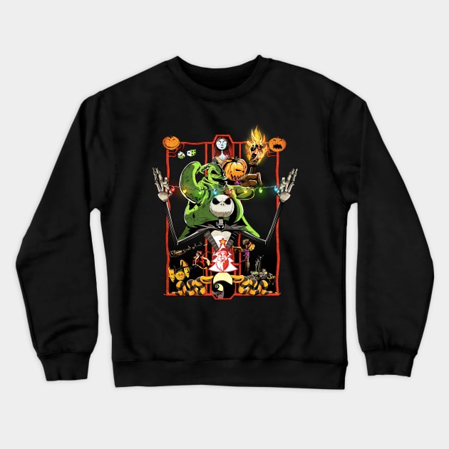 Enter the Nightmare Crewneck Sweatshirt by amodesigns
